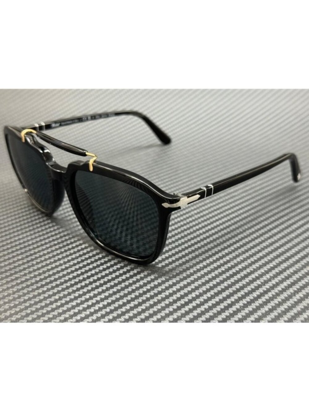 New Persol Men Black Sunglasses 57-20-145